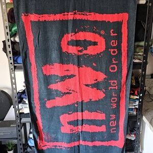 Vintage WWE New World Order Beach Towel Jay Franco Tag